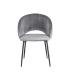 SILLA GRIS TEJIDO-METAL CONTRACT 58 X 60 X 80,50 CM