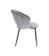 SILLA GRIS TEJIDO-METAL CONTRACT 58 X 60 X 80,50 CM