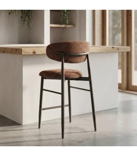 TABURETE TEJA TEJIDO-METAL CONTRACT 53 X 52 X 95 CM