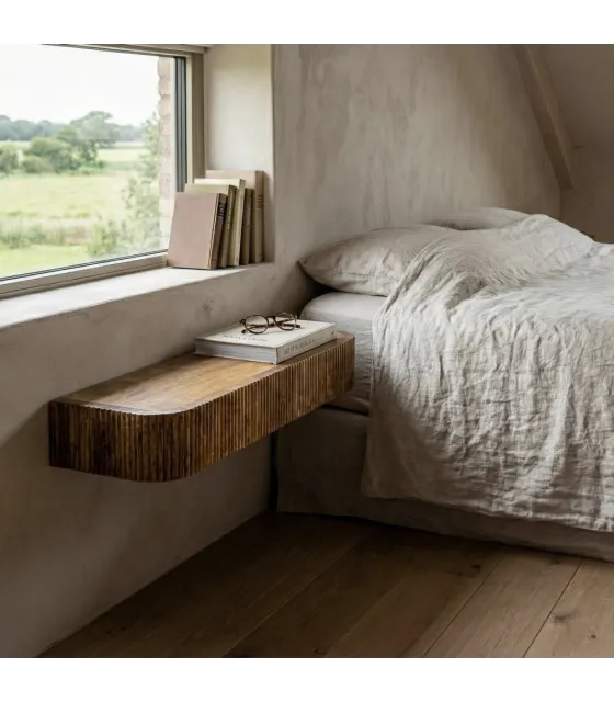 MESITA MIEL MADERA DE MANGO 55 X 15 X 7,50 CM