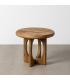 MESA CENTRO MIEL MADERA DE MANGO 55 X 55 X 47 CM