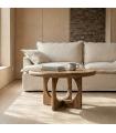 MESA CENTRO MIEL MADERA DE MANGO 77 X 77 X 41 CM