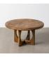 MESA CENTRO MIEL MADERA DE MANGO 77 X 77 X 41 CM