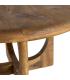 MESA CENTRO MIEL MADERA DE MANGO 77 X 77 X 41 CM