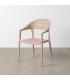SILLA BEIGE POLIPROPILENO CONTRACT 56,50 X 54 X 83,50 CM