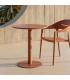 MESA TERRACOTA METAL SALÓN 70 X 70 X 73 CM