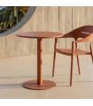 Terracotta Metal Table 70 x 70 x 73 cm