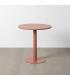 MESA TERRACOTA METAL SALÓN 70 X 70 X 73 CM