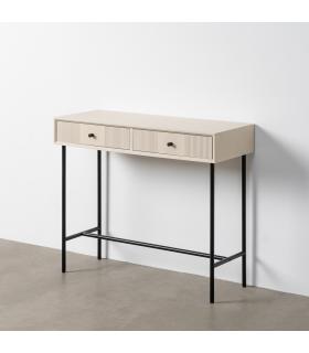 CONSOLA CREMA DM ENTRADA 90 X 35 X 75 CM