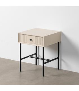 MESITA CREMA DM DORMITORIO 40 X 40 X 49,50 CM