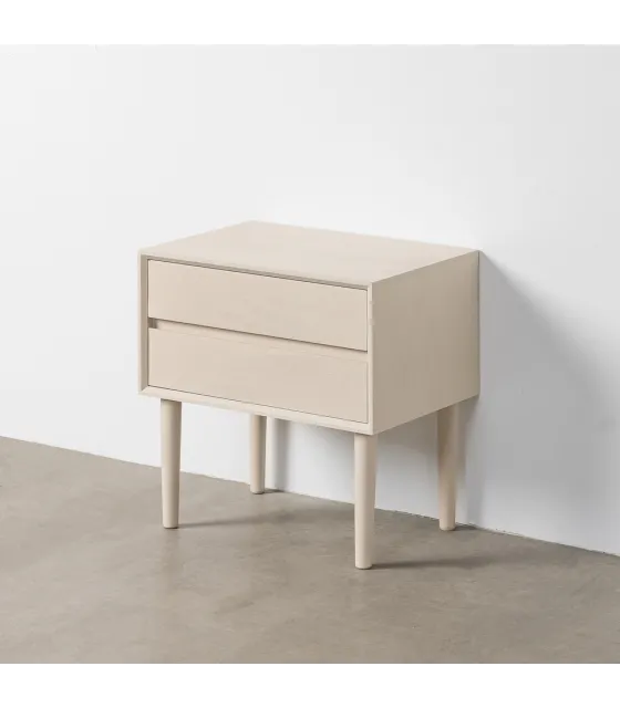 MESITA CREMA DM DORMITORIO 50 X 35 X 50 CM