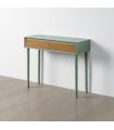 CONSOLA VERDE DM ENTRADA 90 X 35 X 75 CM