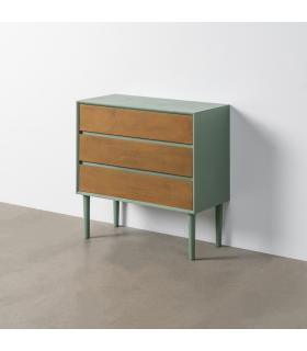 CÓMODA VERDE DM DORMITORIO 75 X 35 X 75 CM