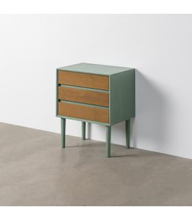 MESITA VERDE DM DORMITORIO 50 X 35 X 62,50 CM