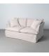 SOFÁ 2 PLAZAS CREMA TEJIDO 181 X 103 X 72 CM