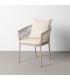 SILLA ACERO-RATTÁN PE EXTERIOR 57 X 58 X 74,50 CM
