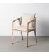 SILLA ACERO-RATTÁN PE EXTERIOR 54 X 61 X 78 CM