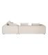 SOFÁ CHAISE LONGUE DERECHA CREMA TEJIDO 307 X 202 X 81 CM