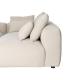 SOFÁ CHAISE LONGUE DERECHA CREMA TEJIDO 307 X 202 X 81 CM