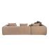 SOFÁ CHAISE LONGUE IZQUIERDA BEIGE 307 X 202 X 81 CM