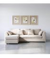 SOFÁ CHAISE LONGUE IZQ./DCHA. CREMA 260 X 164 X 76 CM