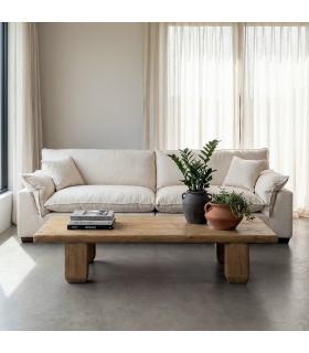 MESA CENTRO MADERA DE PINO SALÓN 178 X 69 X 35 CM