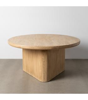 MESA COMEDOR MADERA DE OLMO SALÓN 150 X 150 X 76 CM