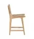 TEKA wood brown stool / skin 45 x 57 x 110 cm