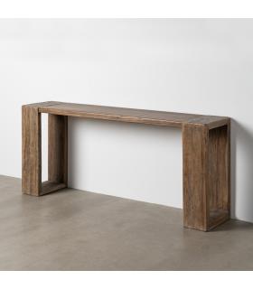 CONSOLA MADERA DE OLMO ENTRADA 178 X 38 X 76 CM