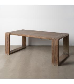 MESA COMEDOR MADERA DE OLMO SALÓN 200 X 100 X 76 CM