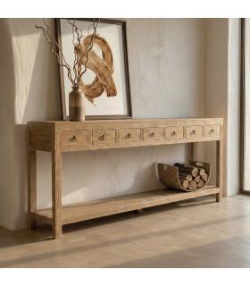 CONSOLA MADERA DE OLMO ENTRADA 240 X 45 X 90 CM