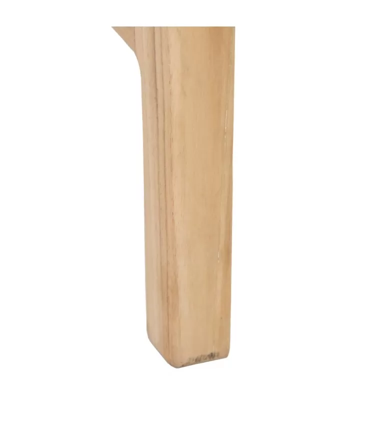 TEKA wood brown stool / skin 45 x 57 x 110 cm