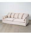 SOFÁ 3 PLAZAS BEIGE DM-TEJIDO SALÓN 212 X 104 X 76 CM