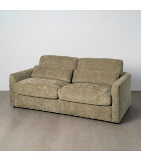 SOFÁ CAMA VERDE DM-METAL SALÓN 194 X 104 X 76 CM