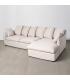 SOFÁ CHAISE LONGUE BEIGE DM-TEJIDO SALÓN 252 X 158 X 84 CM