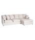 SOFÁ CHAISE LONGUE BEIGE DM-TEJIDO SALÓN 252 X 158 X 84 CM