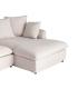 SOFÁ CHAISE LONGUE BEIGE DM-TEJIDO SALÓN 252 X 158 X 84 CM