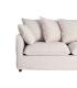 SOFÁ CHAISE LONGUE BEIGE DM-TEJIDO SALÓN 252 X 158 X 84 CM