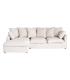 SOFÁ CHAISE LONGUE BEIGE DM-TEJIDO SALÓN 254 X 158 X 84 CM