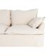 SOFÁ 2 PLAZAS BEIGE MADERA / TEJIDO 200 X 109 X 90 CM
