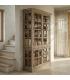 VITRINA MADERA DE PINO SALÓN 120 X 40 X 195 CM