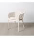 SILLA BEIGE POLIPROPILENO EXTERIOR 55 X 61 X 80 CM