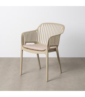 SILLA CAQUI POLIPROPILENO EXTERIOR 55 X 61 X 80 CM