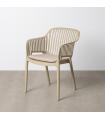 SILLA CAQUI POLIPROPILENO EXTERIOR 55 X 61 X 80 CM