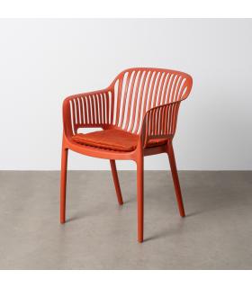 SILLA TERRACOTA POLIPROPILENO EXTERIOR 55 X 61 X 80 CM