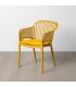SILLA MOSTAZA POLIPROPILENO EXTERIOR 55 X 61 X 80 CM