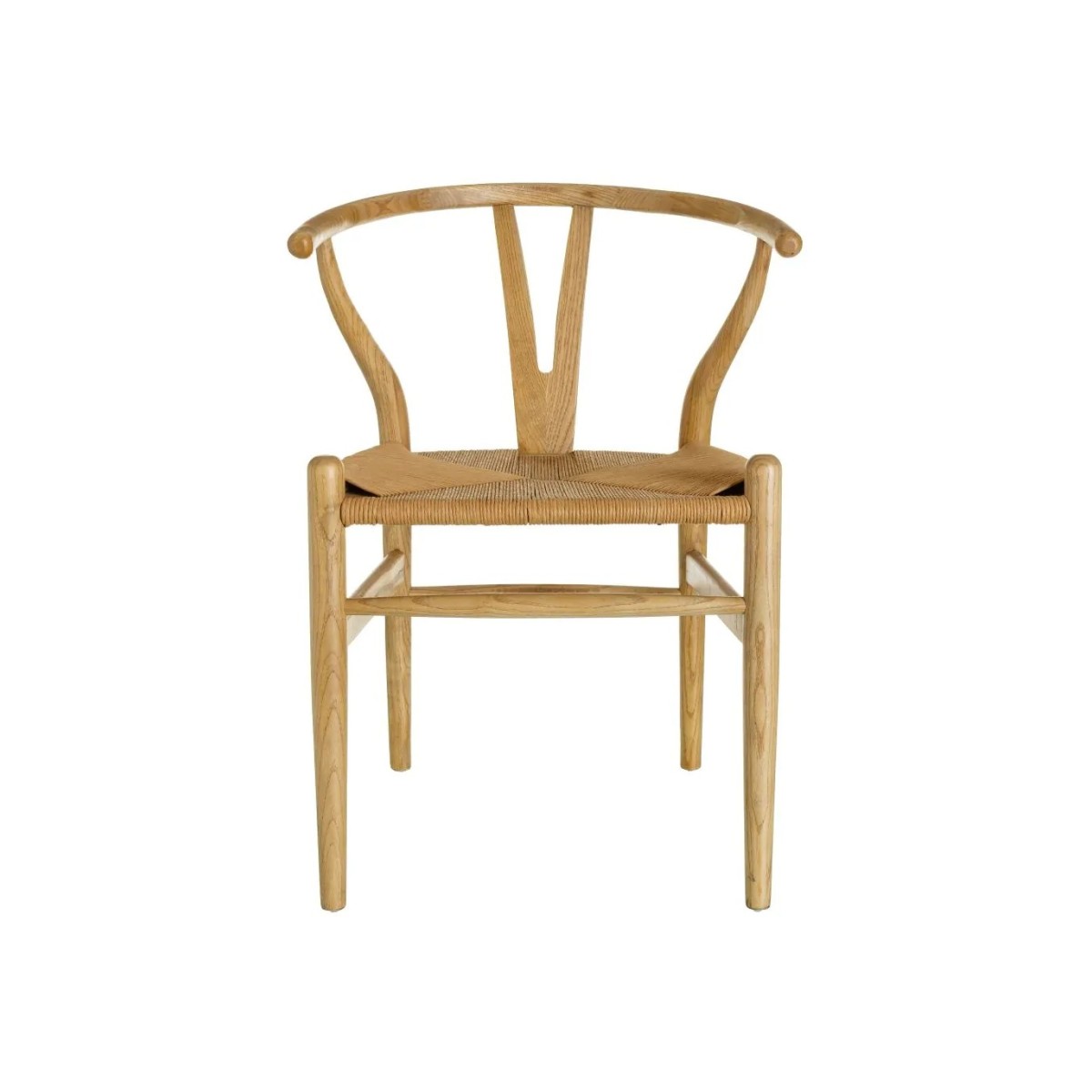 SILLA NATURAL MADERA DE OLMO DECORACIÓN 56 X 48 X 78 CM