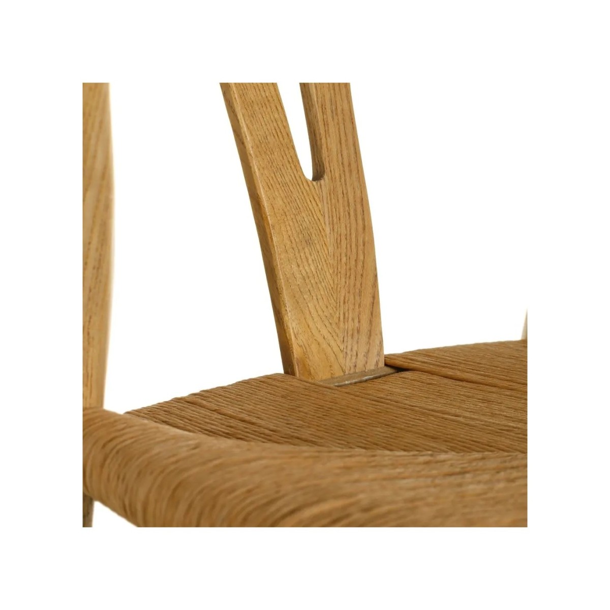 SILLA NATURAL MADERA DE OLMO DECORACIÓN 56 X 48 X 78 CM