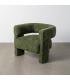 SILLÓN VERDE TEJIDO SALÓN 81 X 72 X 69 CM