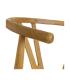 SILLA NATURAL MADERA DE OLMO DECORACIÓN 56 X 48 X 78 CM